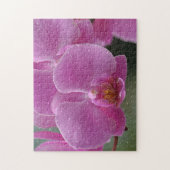 Raindrops Sur Le Puzzle Orchidée (Vertical)