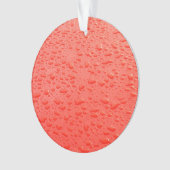 Raindrops sur une voiture orange (devant)