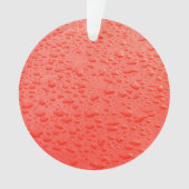 Raindrops sur une voiture orange (devant)