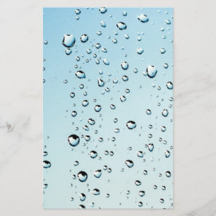 Raindrops Textuur Briefpapier