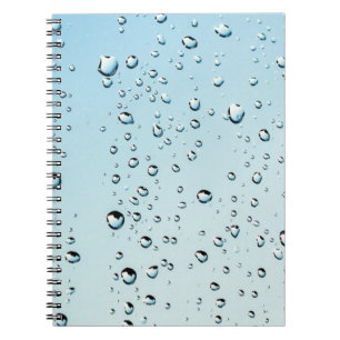 Raindrops Textuur Notitieboek