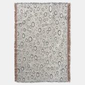 Raindrops Throw Blanket Deken (Voorkant Verticaal)