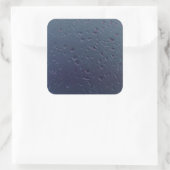 Raindrops Vierkante Sticker (Tas)