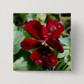 Raindrops voor paniek vierkante button 5,1 cm (Voorkant)