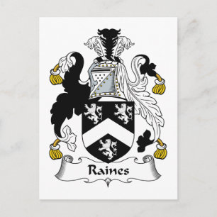 Raines Family Crest Briefkaart
