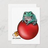 Rainette - carte de vacances (Devant / Derrière)