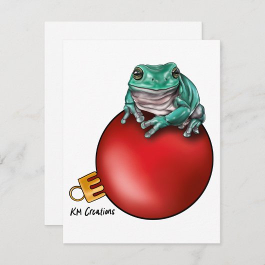 Rainette - carte de vacances (Devant / Derrière)