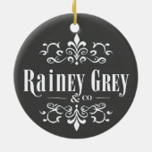Rainey Grey + Co logo [4] Keramisch Ornament (Achterkant)