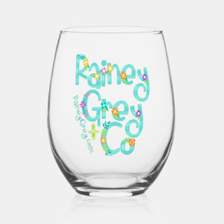 RAINEY GREY + CO [logo 6] Wijnglas Zonder Voet