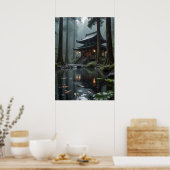 Rainfall Reverie - Poster du Temple caché (Cuisine)