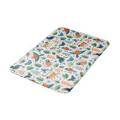 Rainforest Animal Pattern Badmat (Gekanteld)
