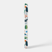 Rainforest Animal Pattern iPhone 15 Hoesje (Linkerkant)