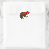Rainforest Dart Frog Ronde Sticker (Tas)