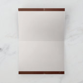 Rainforest Embellish Painted Letter V Monogram Kaart (Binnen)