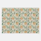 Rainforest Patroon Cute Doodle Oerwoud Inpakpapier Vel (Voorkant)