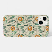 Rainforest Patroon Cute Doodle Oerwoud iPhone Hoesje (Achterkant horizontaal)