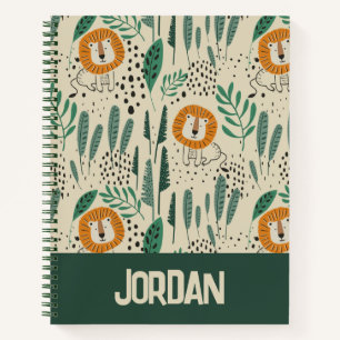 Rainforest Patroon Cute Doodle Oerwoud Notitieboek