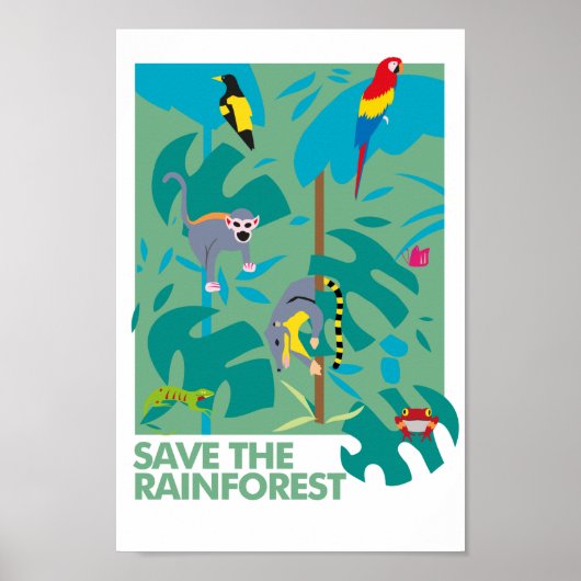 RAINFOREST POSTER (Voorkant)
