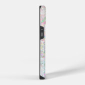 Raingow Glitter Confetti Star Roze iPhone Hoesje (Rechterkant)