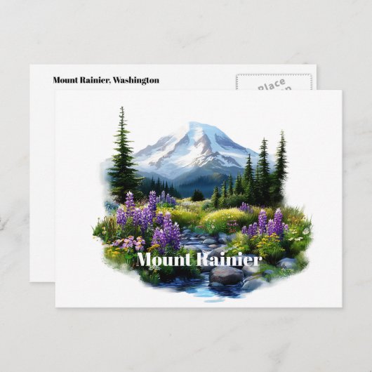 Rainier-Briefkaart Briefkaart (Voorkant / Achterkant)