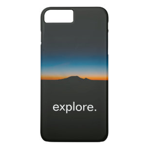 Rainier monteren in Silhouette-onderzoek iPhone 8 Plus / 7 Plus Hoesje