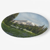 Rainier Morning Light Papieren Bordje (Gekanteld)