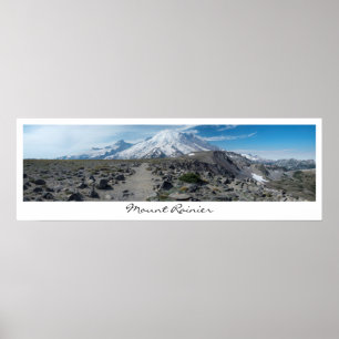 Rainier Panorama Poster