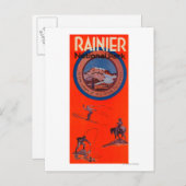 Rainier-Poster koppelen Briefkaart (Voorkant / Achterkant)