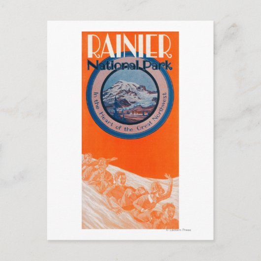 Rainier-Poster monteren - Slappen Briefkaart (Voorkant)
