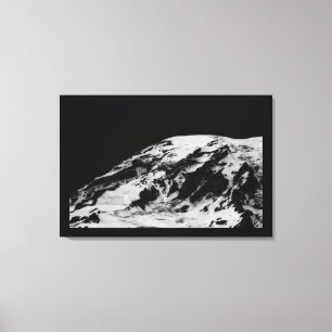 Rainier smelten canvas afdruk