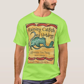 Raining Catfish t-shirt, heren XL T-shirt