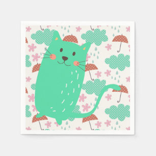 Raining Cats Servetten