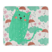 Raining Cats Snijplank (Voorkant)