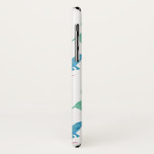 Raining Dachshunds pastel Waterverf Doxie Pattern Case-Mate iPhone Case (Achterkant/links)