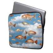 Raining Fish Laptop Sleeve (Voorkant Links)