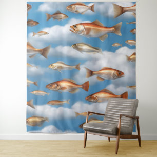 Raining Fish Wandkleed