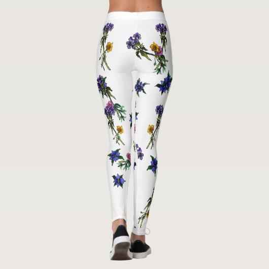 Raining Flowers #2 Leggings (Achterkant)
