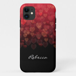 Raining Hearts iPhone 11 Hoesje