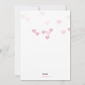 Raining Love Valentijnsdag Card Feestdagenkaart (Achterkant)