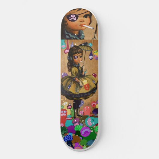 Raining Monsters Skateboard (Voorkant)