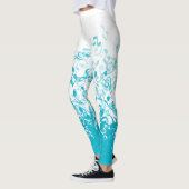 Raining Muzieknoten Aqua Leggings (Links)