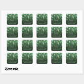 Raining Shamrocks St Patricks Day Sticker (Vel)