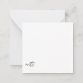 Raining Sprinkles Flat Note Card Notitiekaartje (Achterkant)