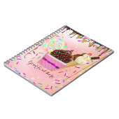 Raining Sprinkles Snoep Land Sweets Notitieboek (Linkerzijde)