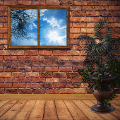 Raining Sunshine Raamkozijn Poster