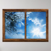 Raining Sunshine Window Lijst Poster (Voorkant)