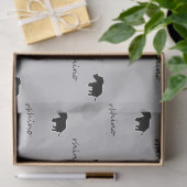 Raino-silhouet Tissuepapier (Geschenk)