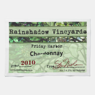 Rainschaduw Vineyards Chardonnay Kitchen Towel Theedoek