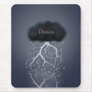 Rainstorm in Surreal Dream World gepersonaliseerd Muismat