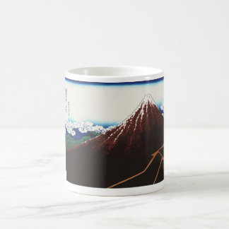 Rainstorm onder de top koffiemok